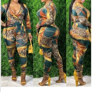 New Multicolor Animal Jumpsuit